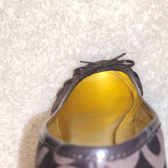 Coach Signature Ballet Flats size 7.5 shoes EUC - Picture 6 of 16